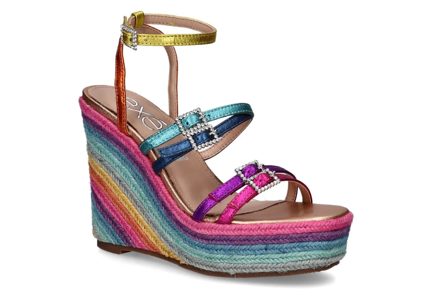 Espadrilles met sleehak EXE