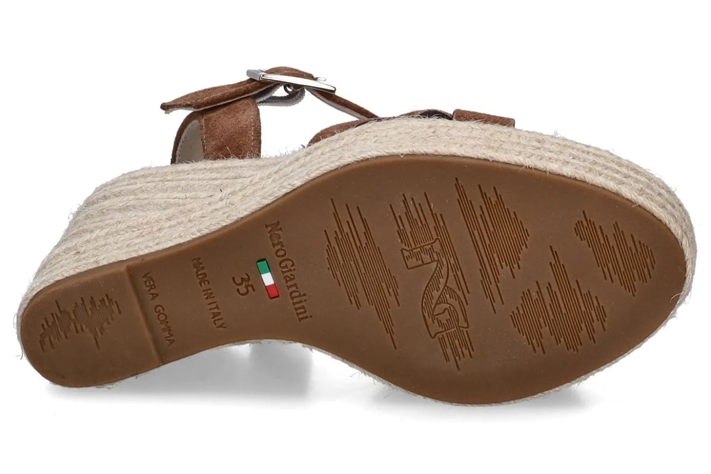 Espadrilles met sleehak NEROGIARDINI