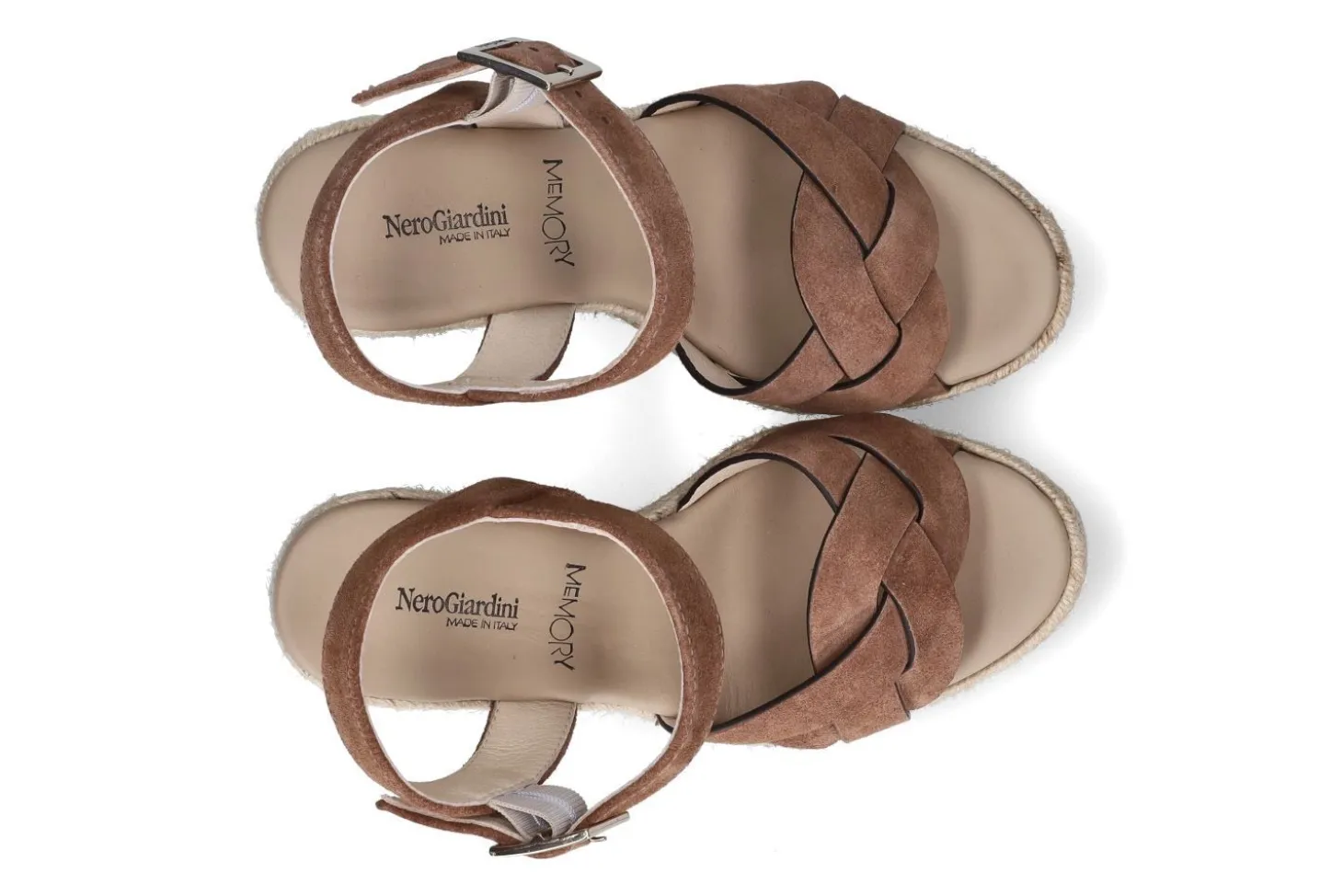 Espadrilles met sleehak NEROGIARDINI