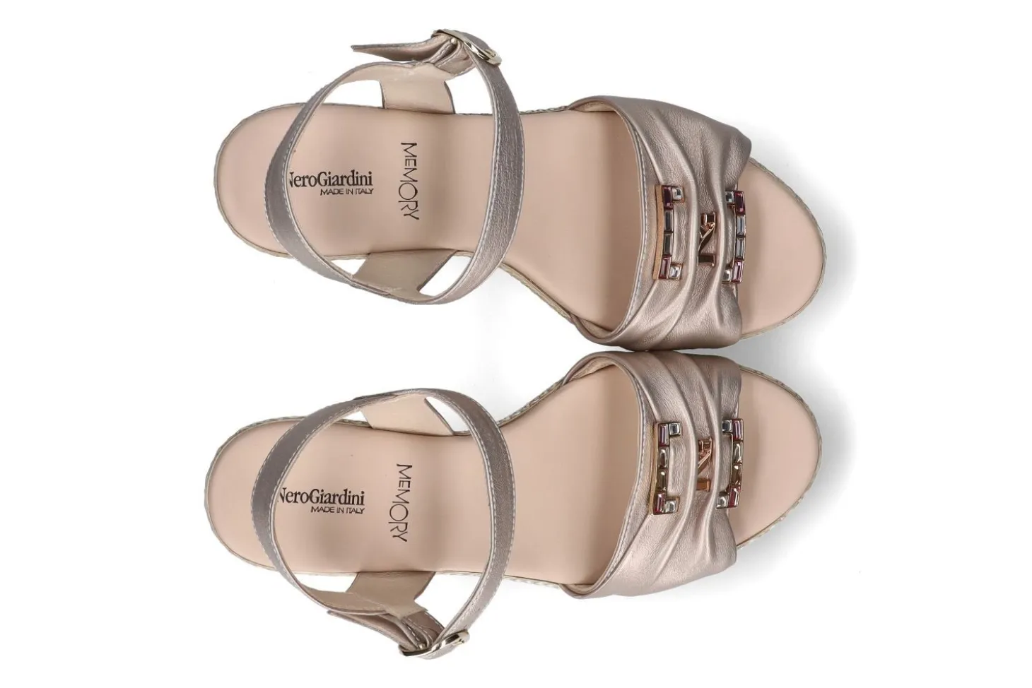 Espadrilles met sleehak NEROGIARDINI