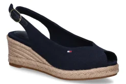 Espadrilles met sleehak TOMMY HILFIGER