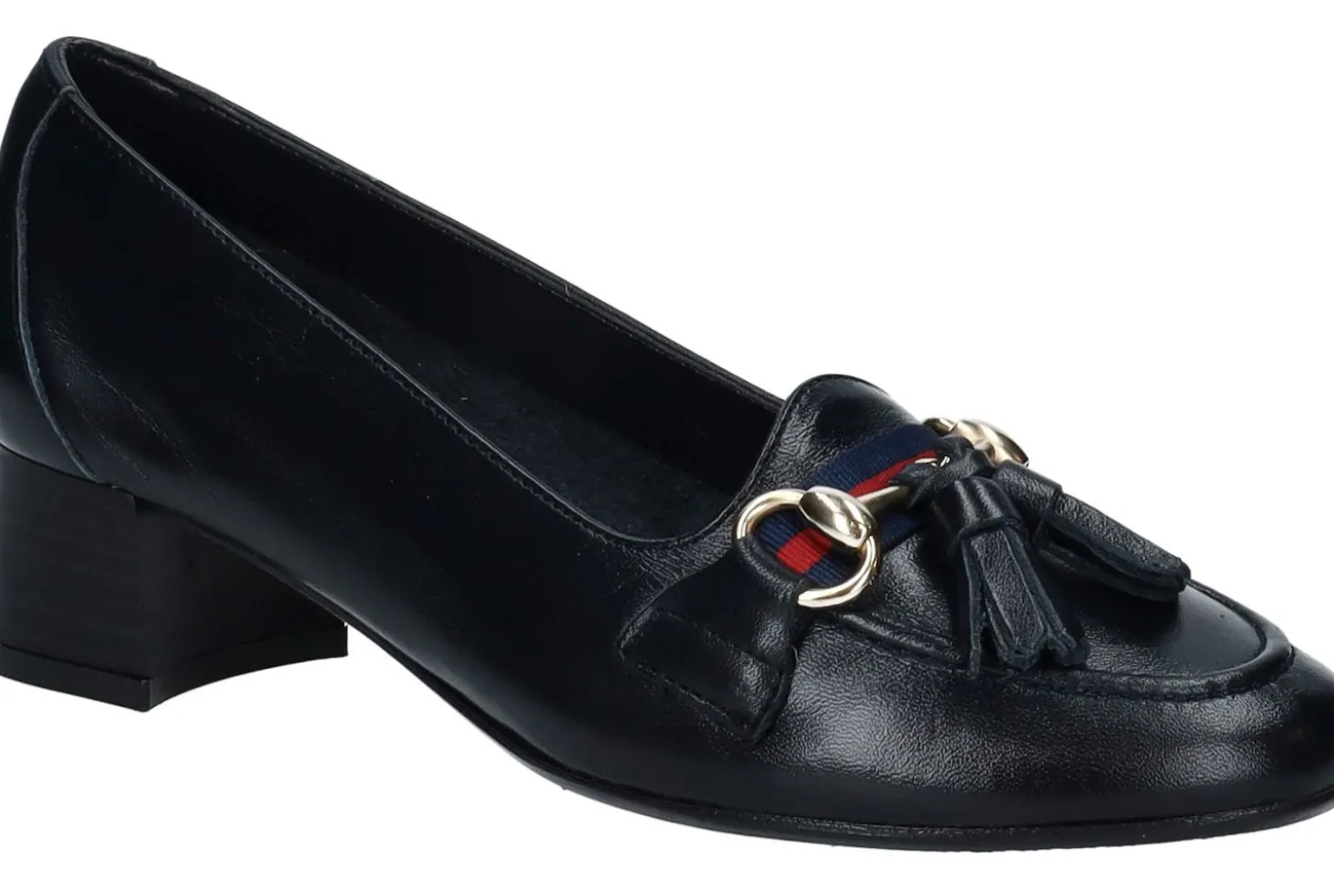 Mocassins met hak ALEXANDRA