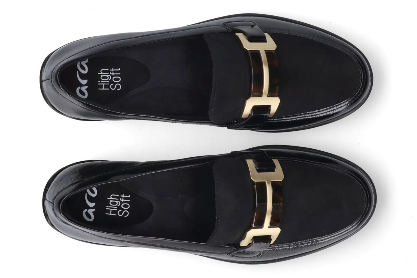 Mocassins met hak ARA