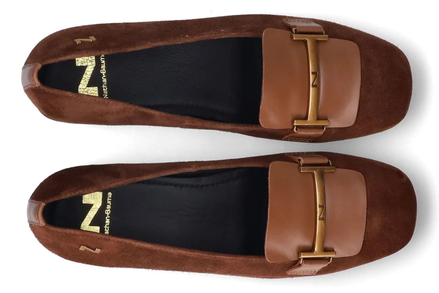 Mocassins met hak NATHAN-BAUME