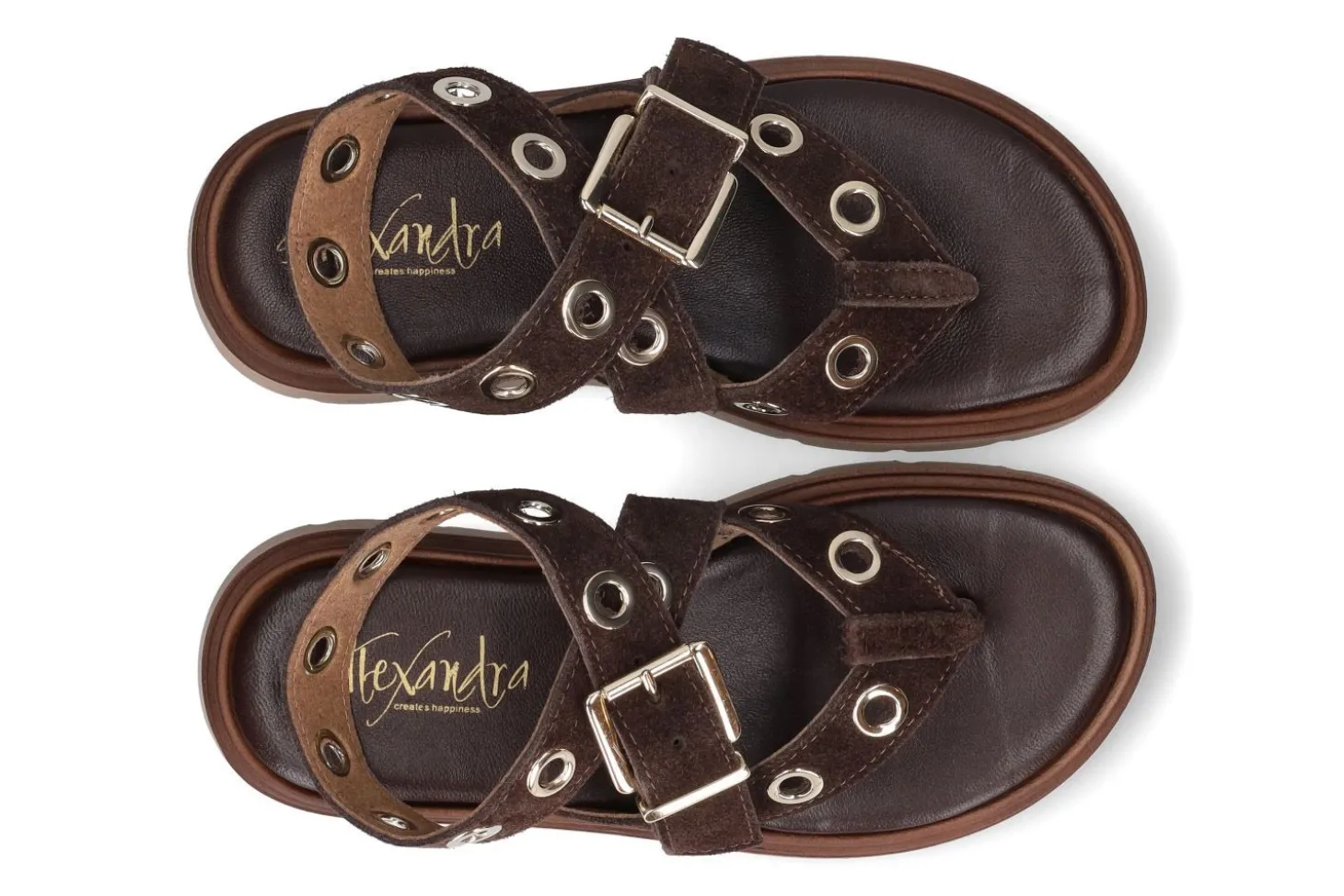Platte sandalen ALEXANDRA