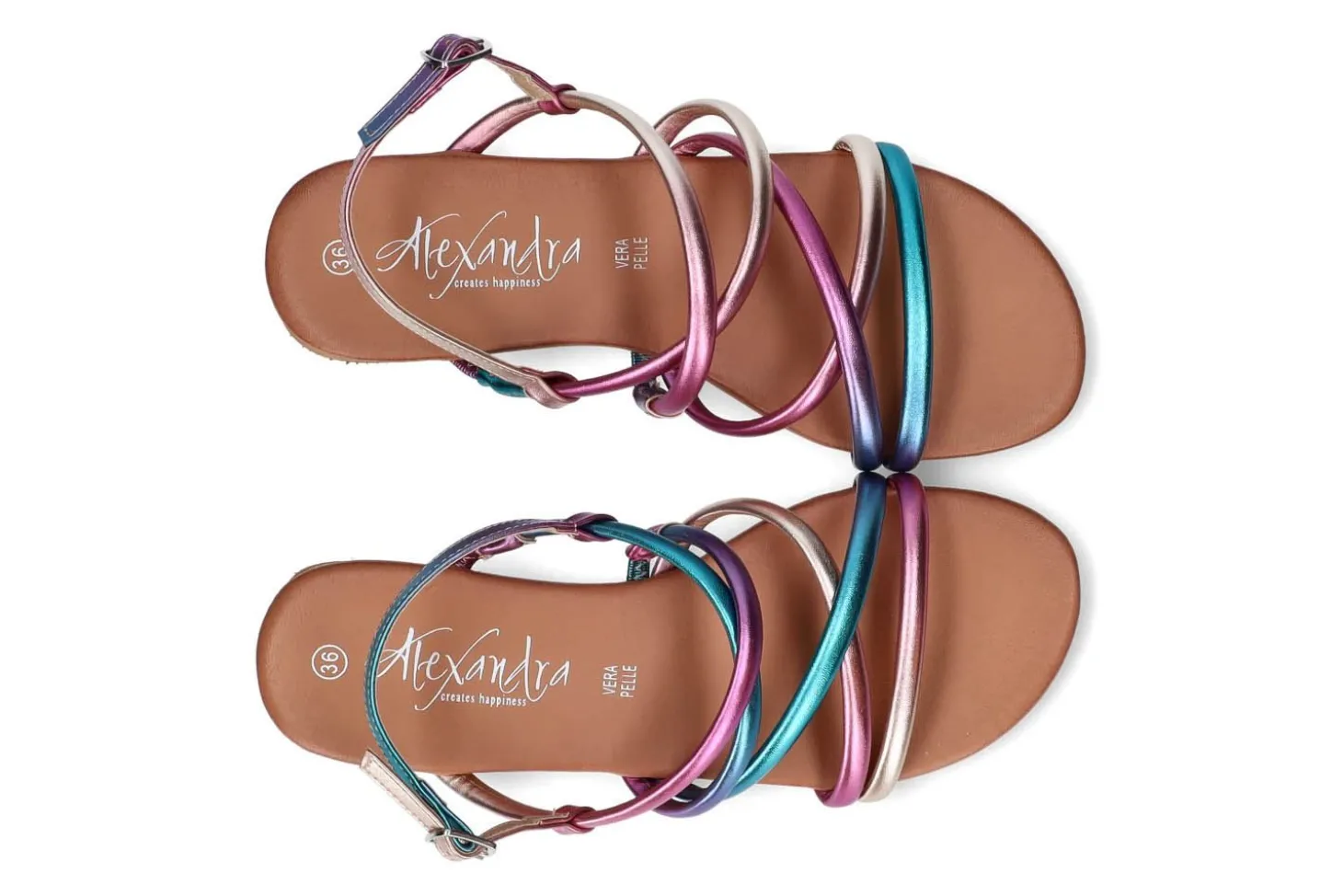 Platte sandalen ALEXANDRA