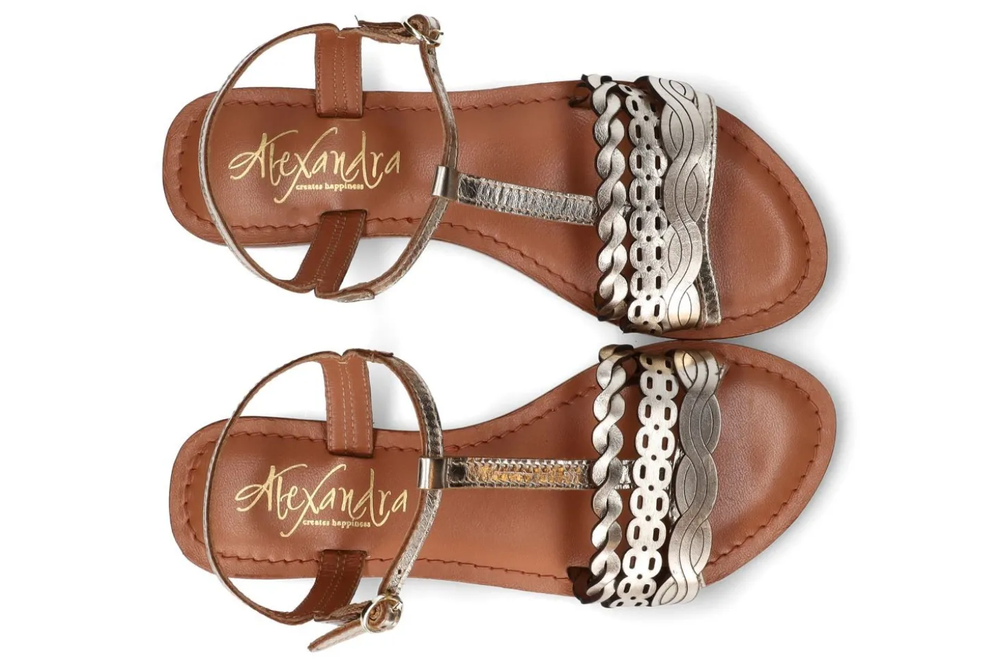 Platte sandalen ALEXANDRA