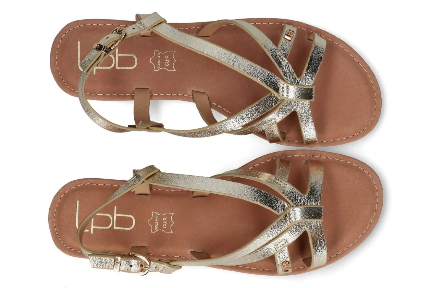 Platte sandalen LPB
