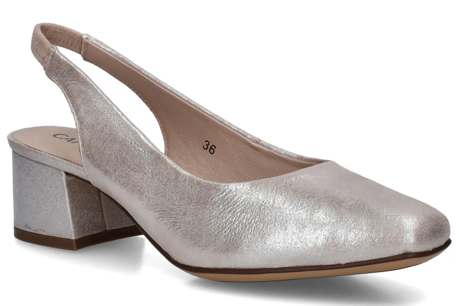 Pumps met open teen CAPRICE