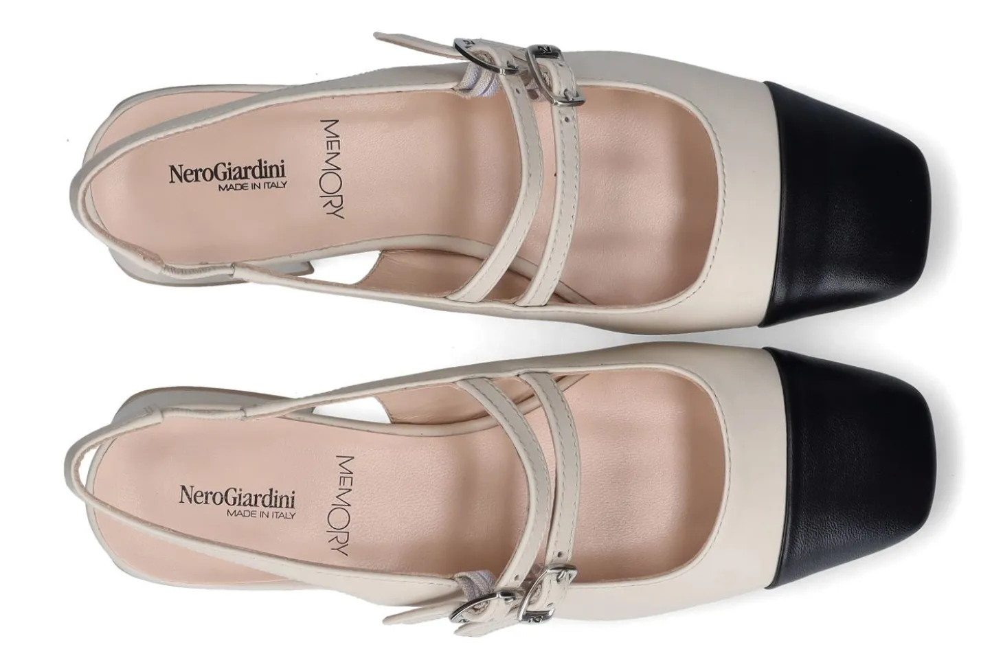 Pumps met open teen NEROGIARDINI
