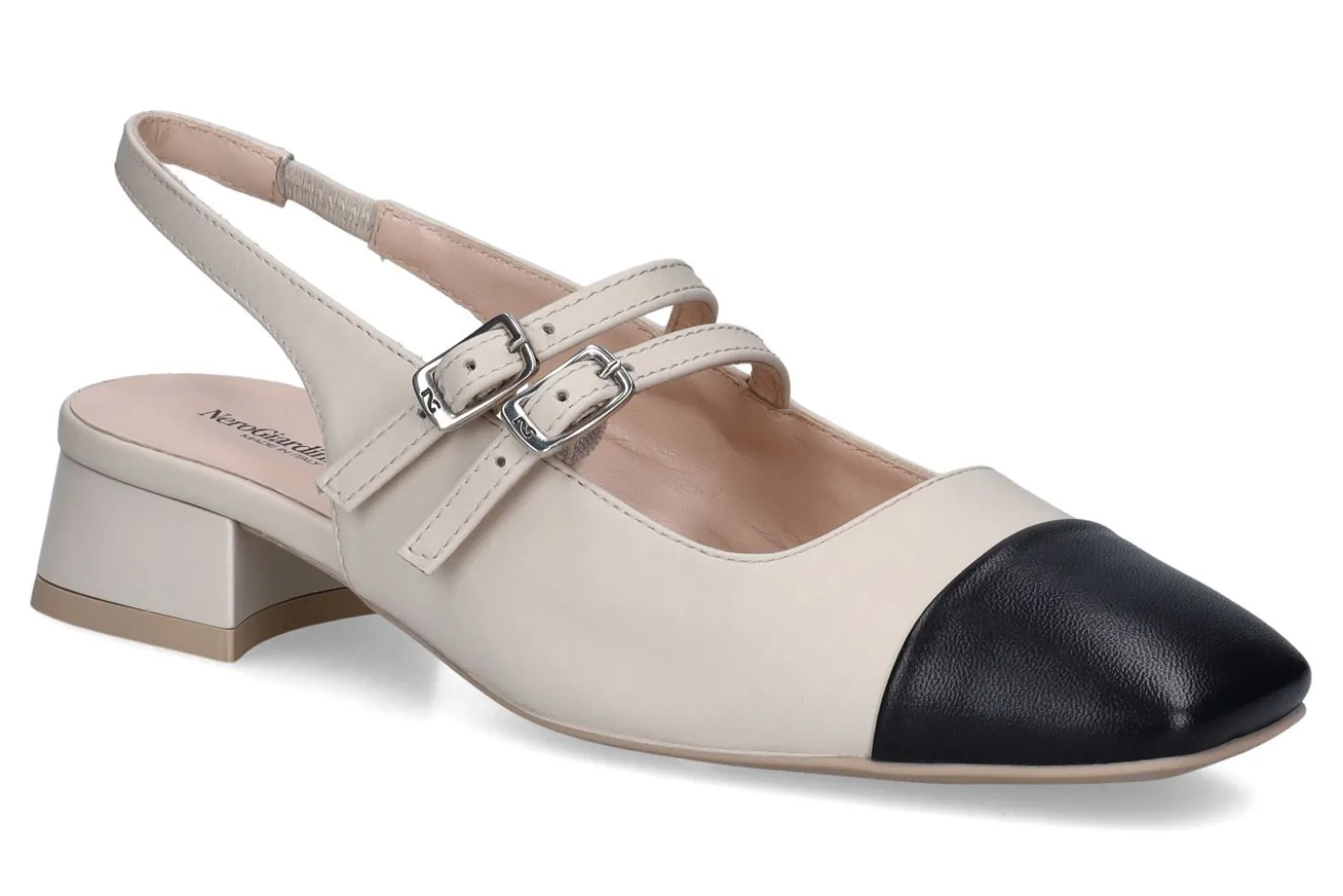 Pumps met open teen NEROGIARDINI