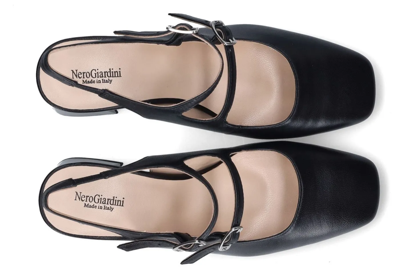 Pumps met open teen NEROGIARDINI