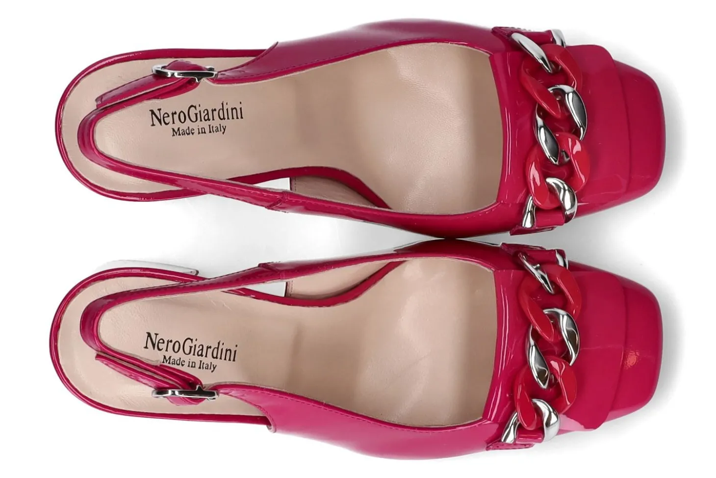 Pumps met open teen NEROGIARDINI