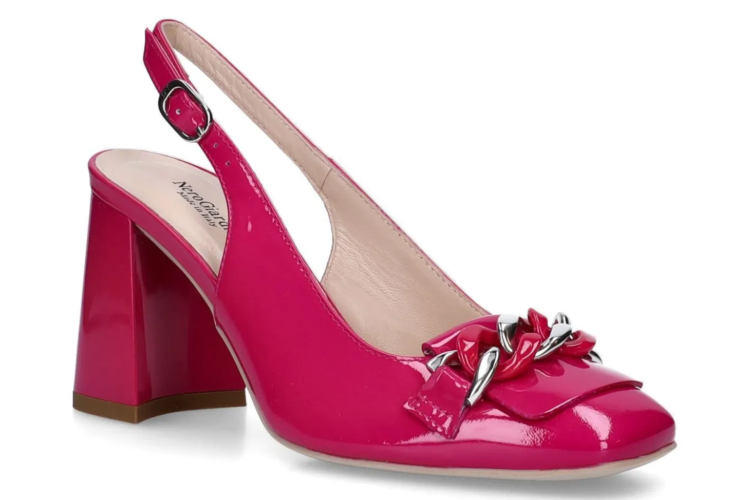 Pumps met open teen NEROGIARDINI
