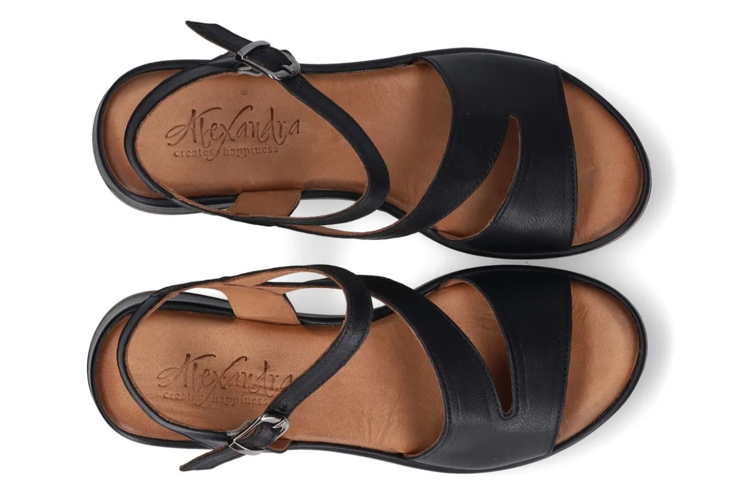 Sandalen met sleehak ALEXANDRA