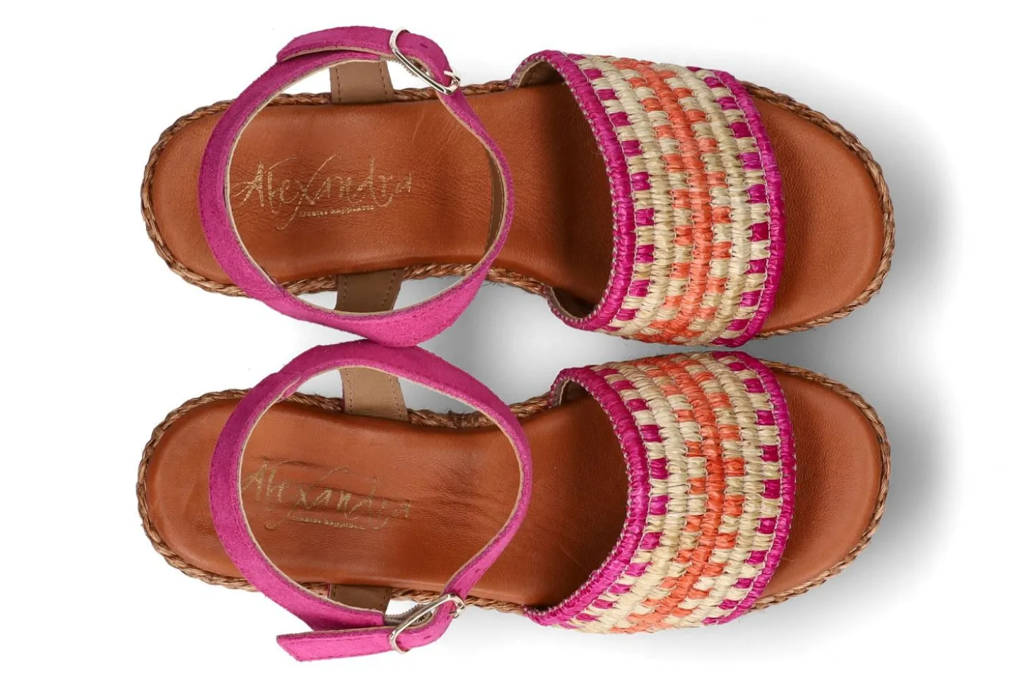 Sandalen met sleehak ALEXANDRA