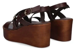 Sandalen met sleehak ALEXANDRA
