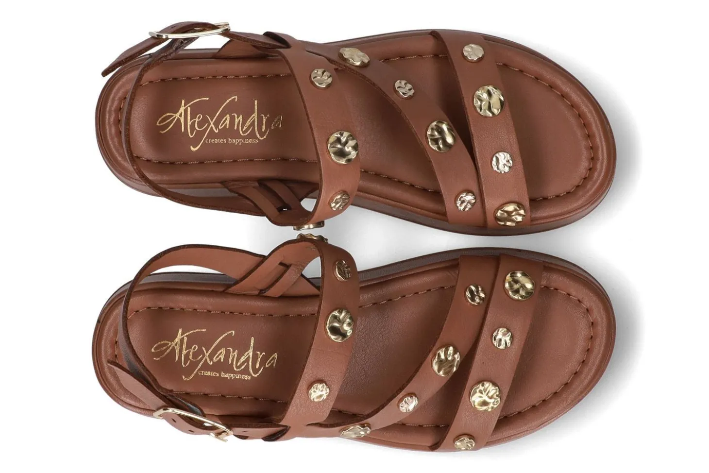 Sandalen met sleehak ALEXANDRA