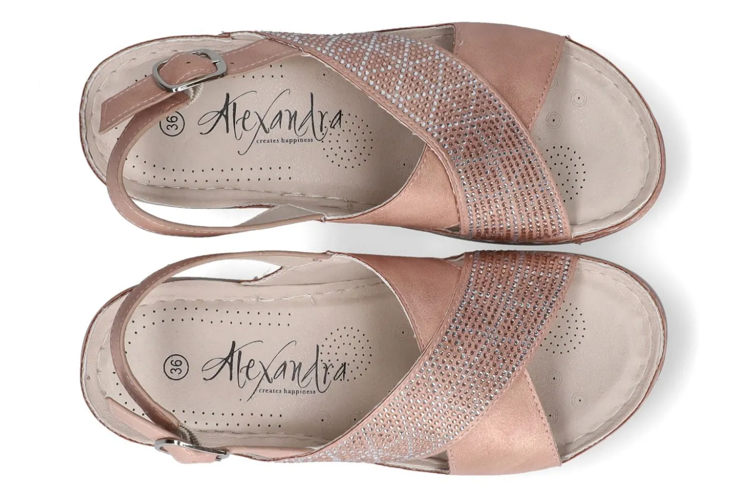 Sandalen met sleehak ALEXANDRA