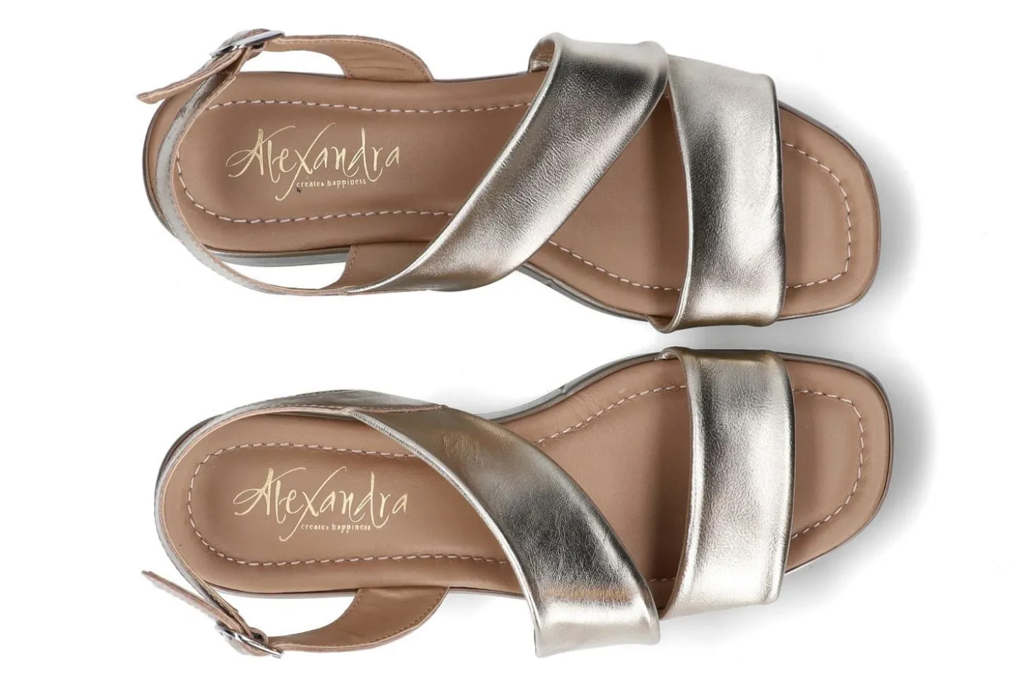 Sandalen met sleehak ALEXANDRA