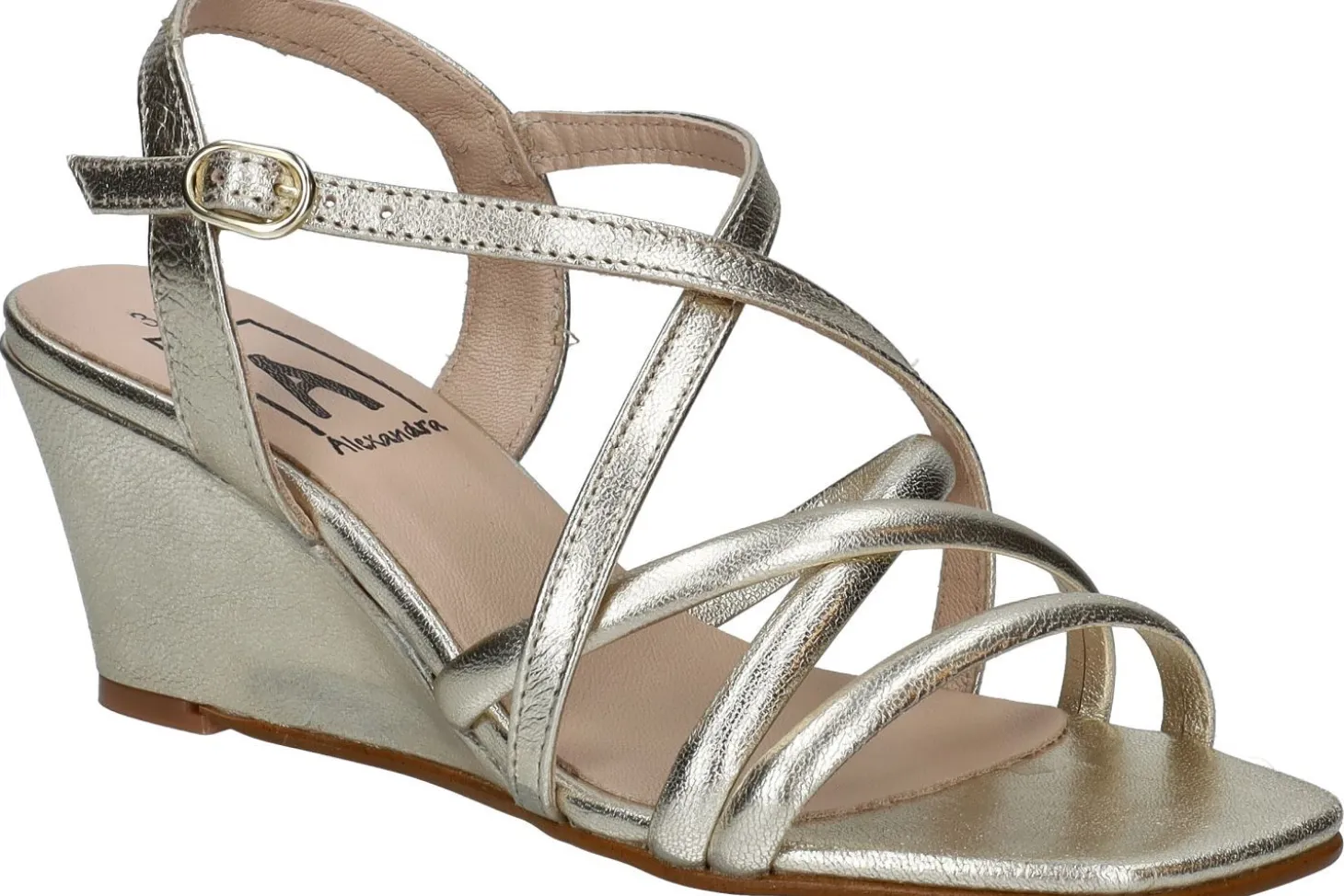 Sandalen met sleehak ALEXANDRA