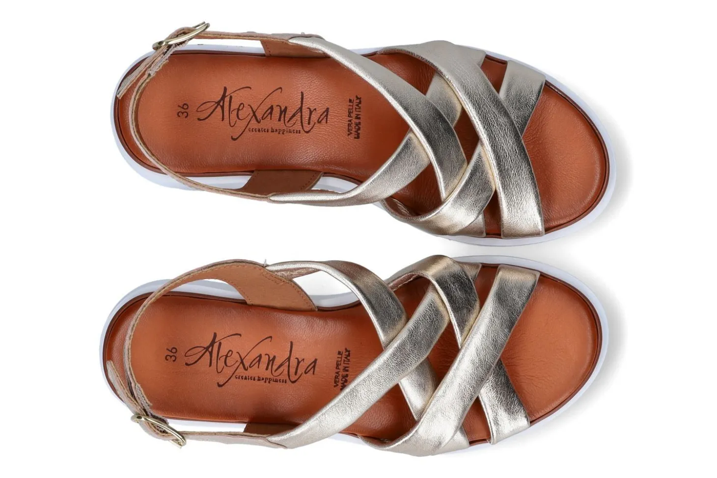 Sandalen met sleehak ALEXANDRA