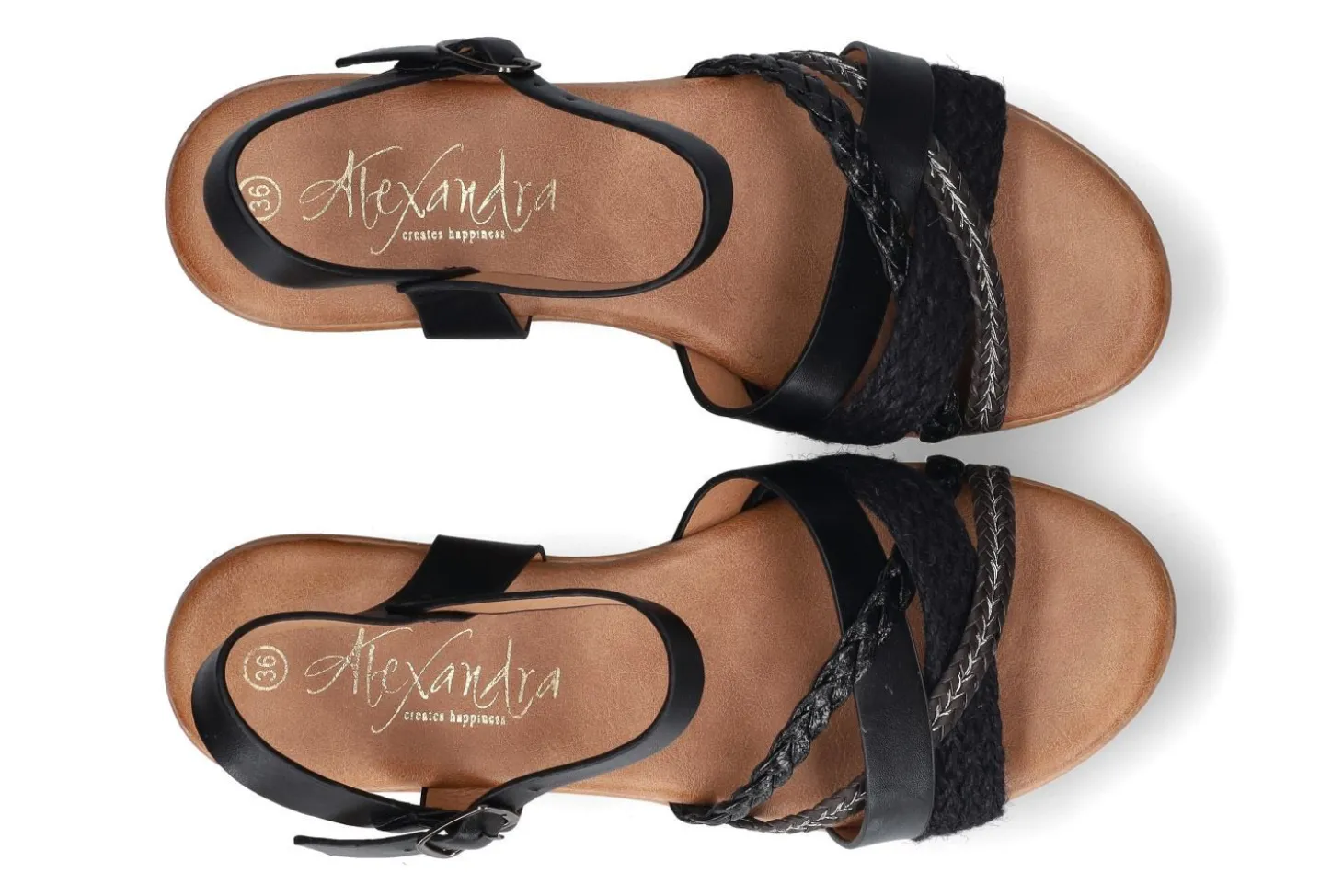 Sandalen met sleehak ALEXANDRA