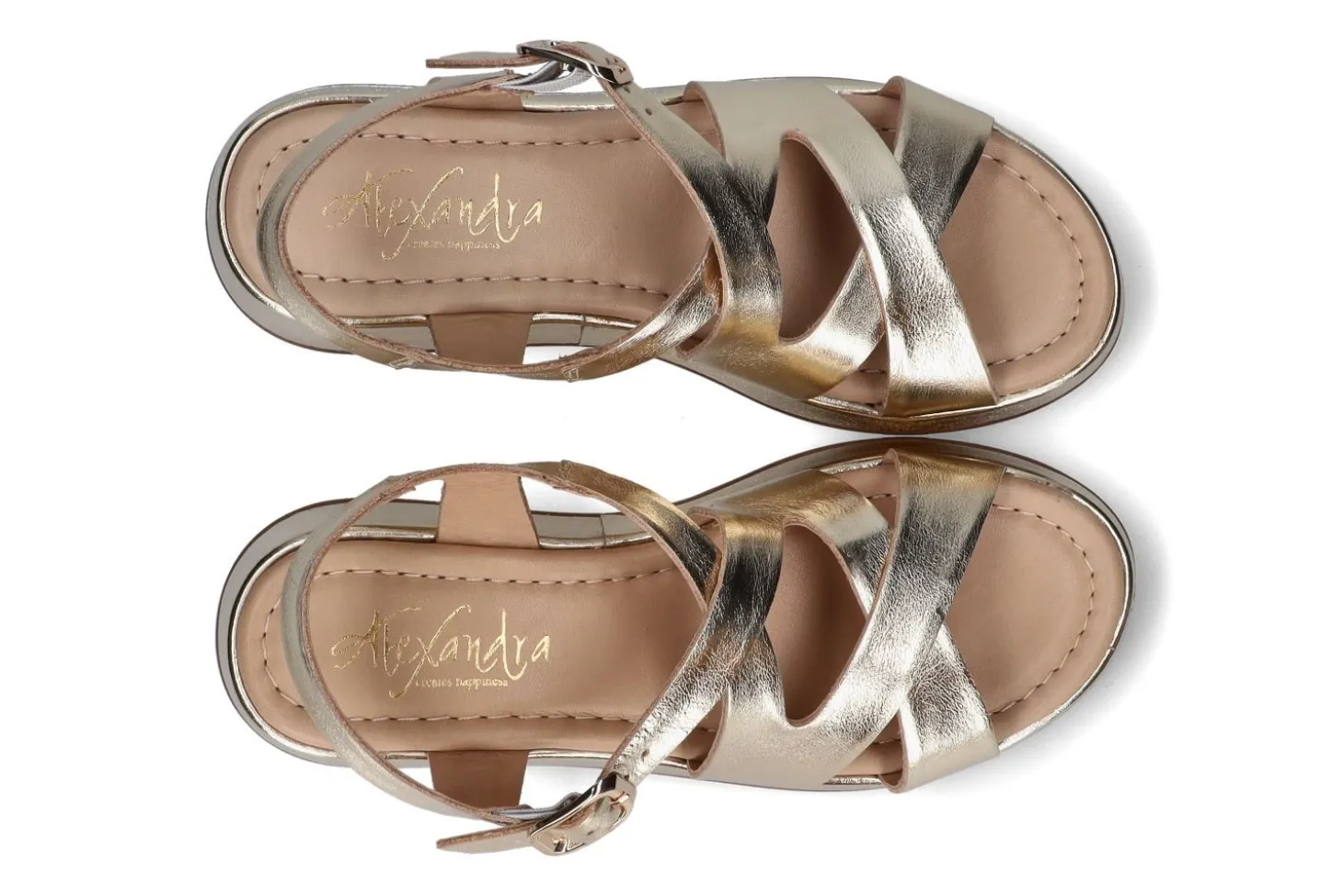 Sandalen met sleehak ALEXANDRA