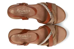 Sandalen met sleehak ALEXANDRA