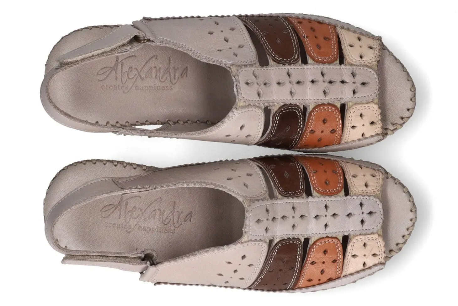 Sandalen met sleehak ALEXANDRA
