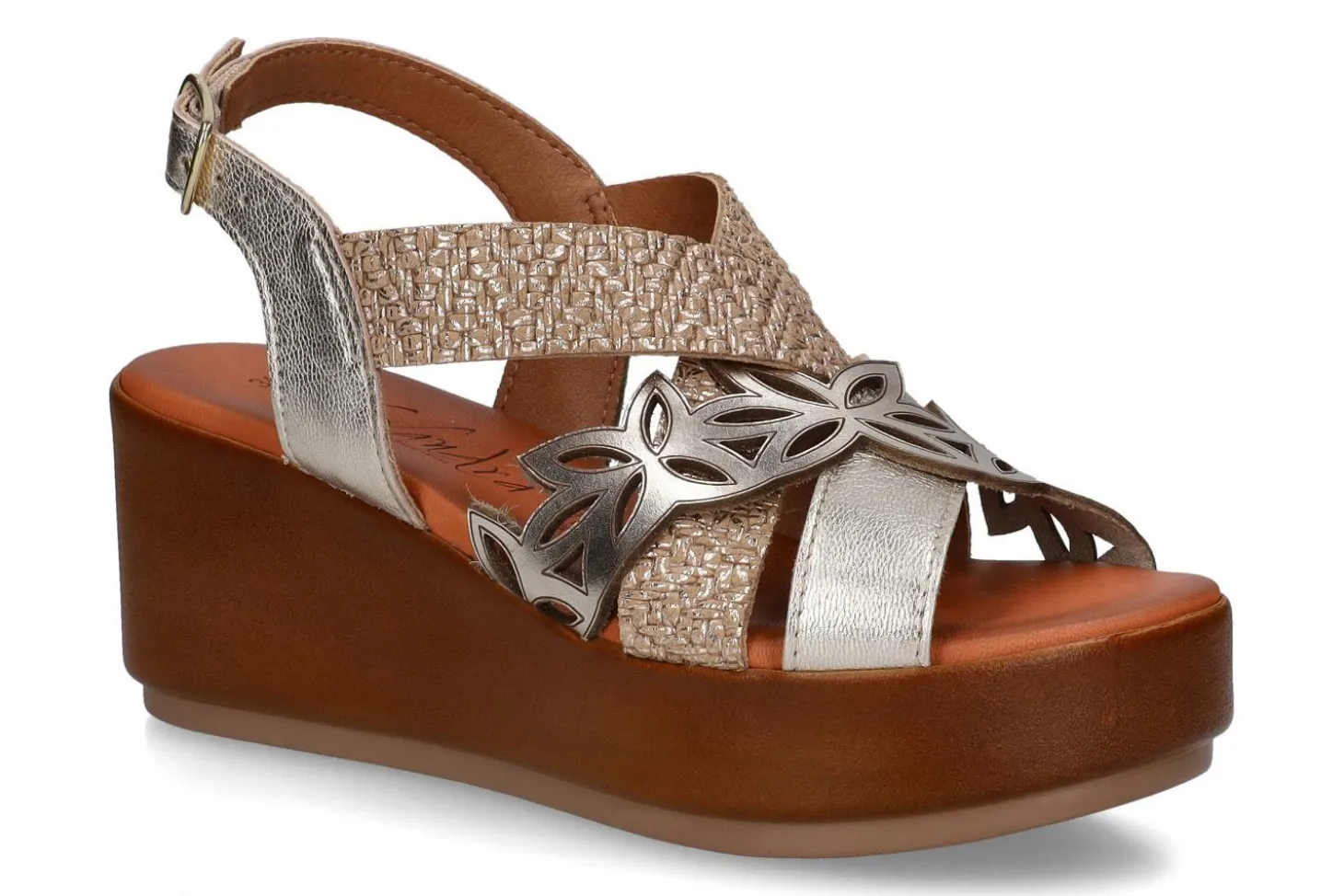 Sandalen met sleehak ALEXANDRA