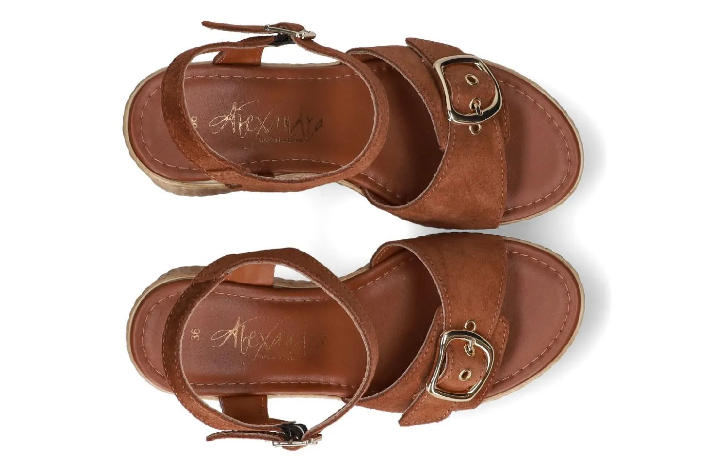 Sandalen met sleehak ALEXANDRA