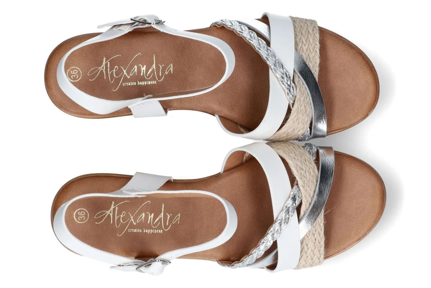 Sandalen met sleehak ALEXANDRA