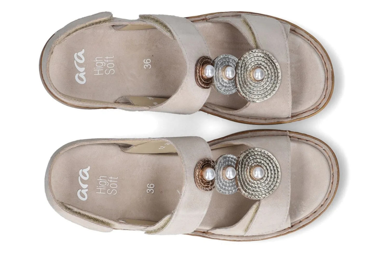Sandalen met sleehak ARA