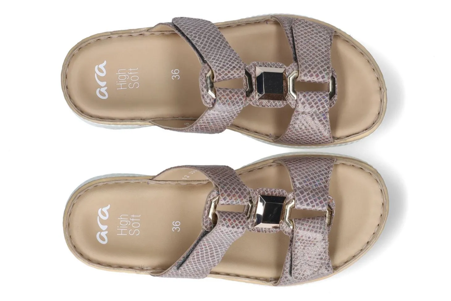 Sandalen met sleehak ARA