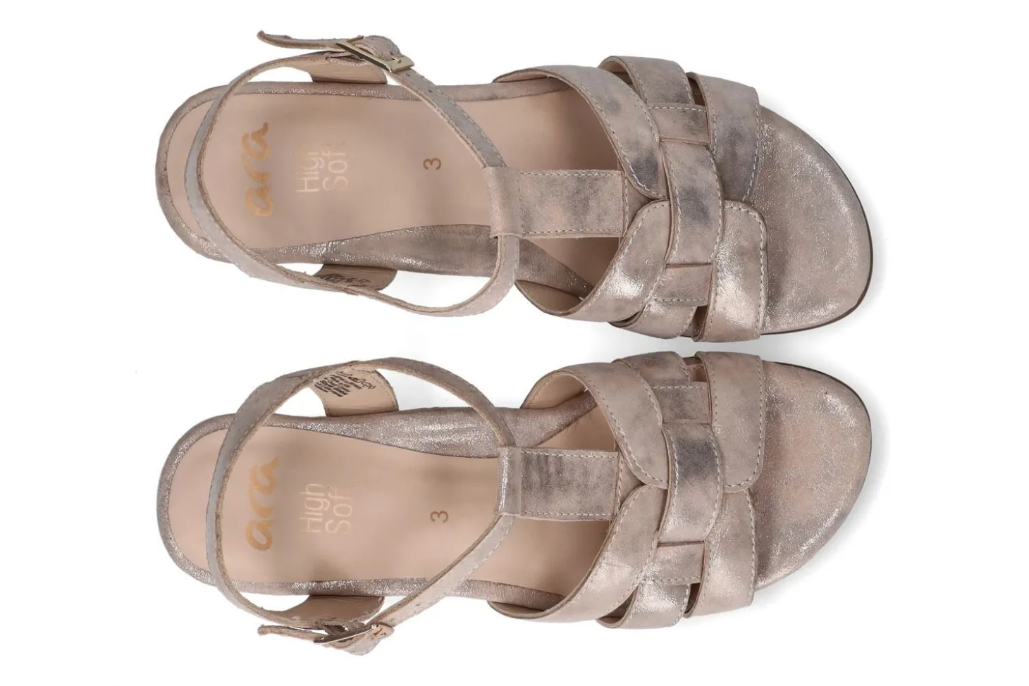 Sandalen met sleehak ARA