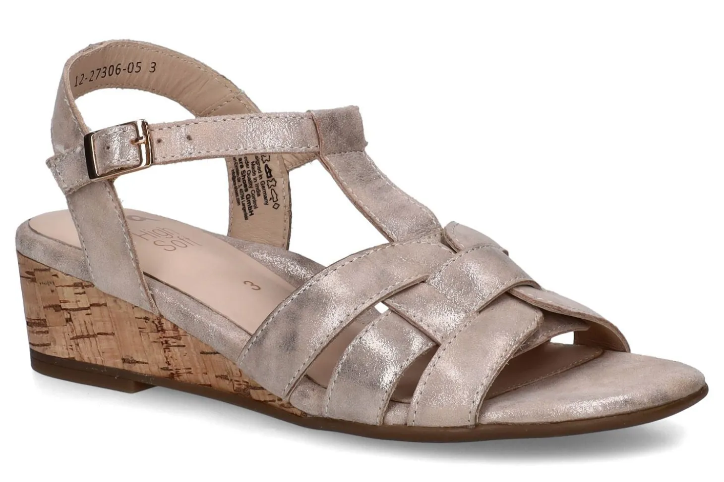 Sandalen met sleehak ARA