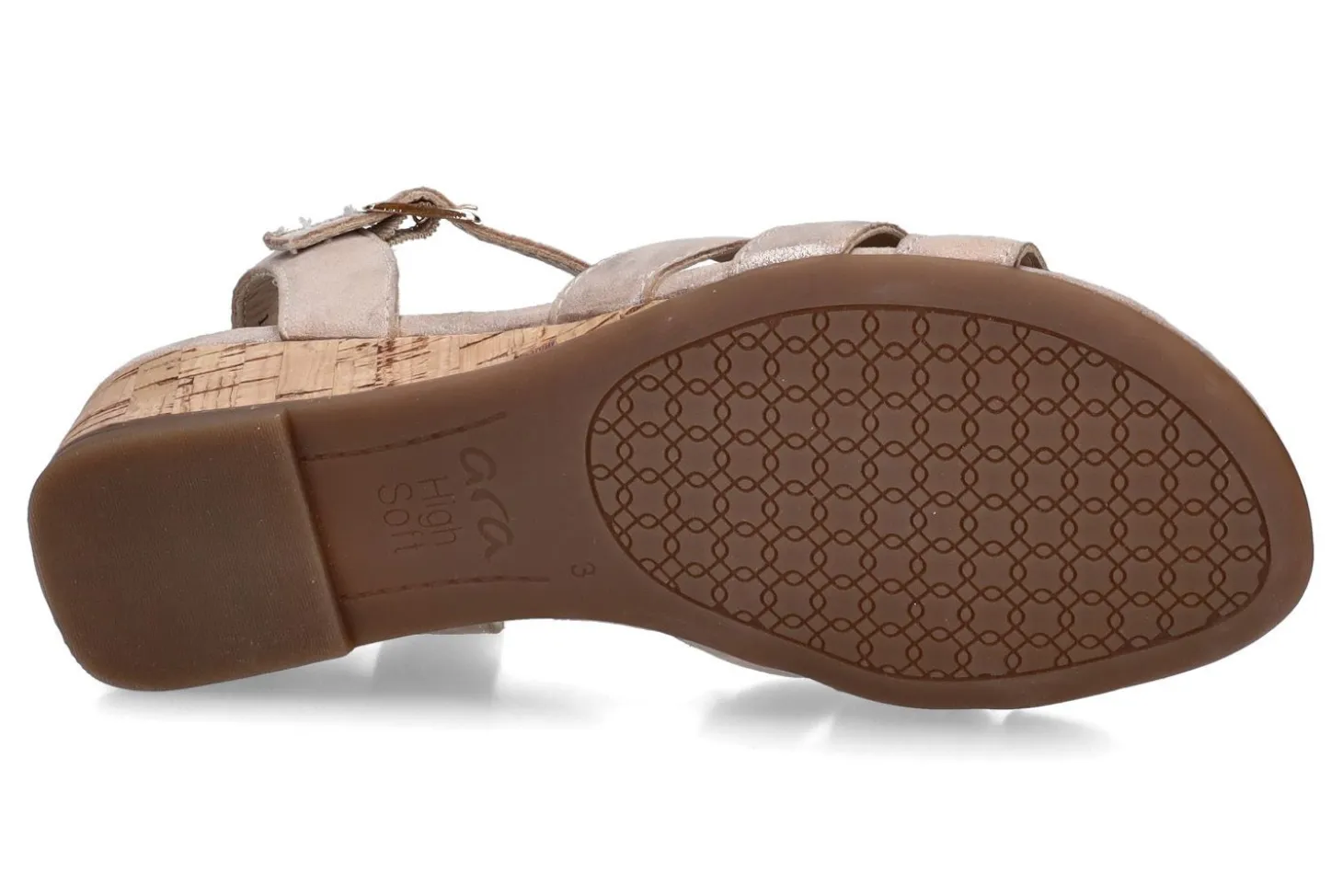 Sandalen met sleehak ARA