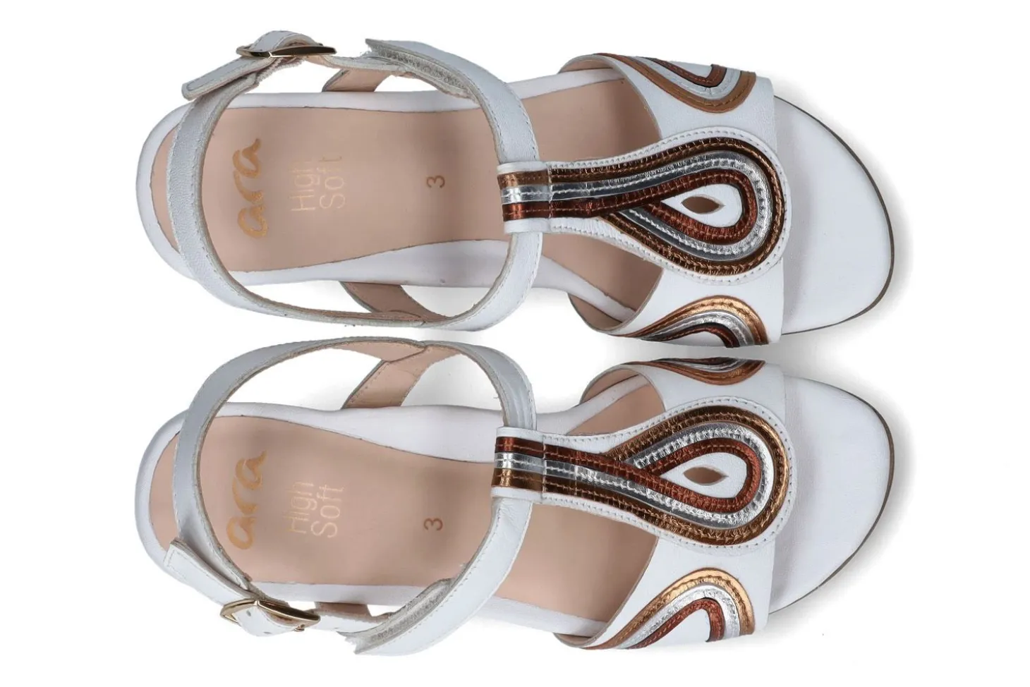 Sandalen met sleehak ARA