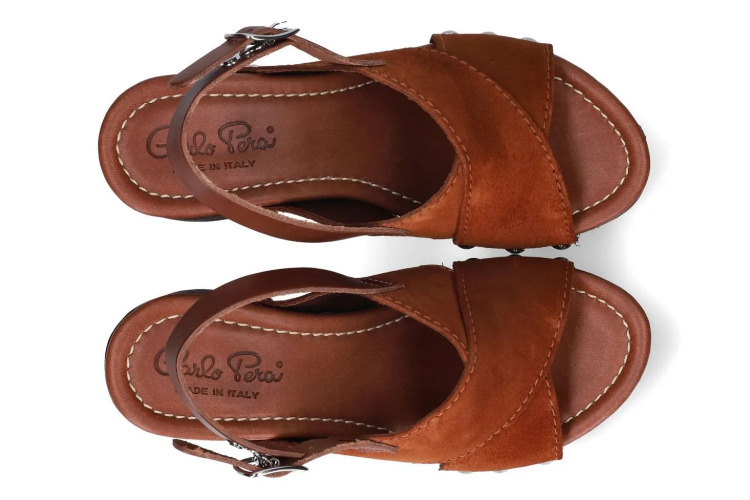 Sandalen met sleehak CARLO PERA