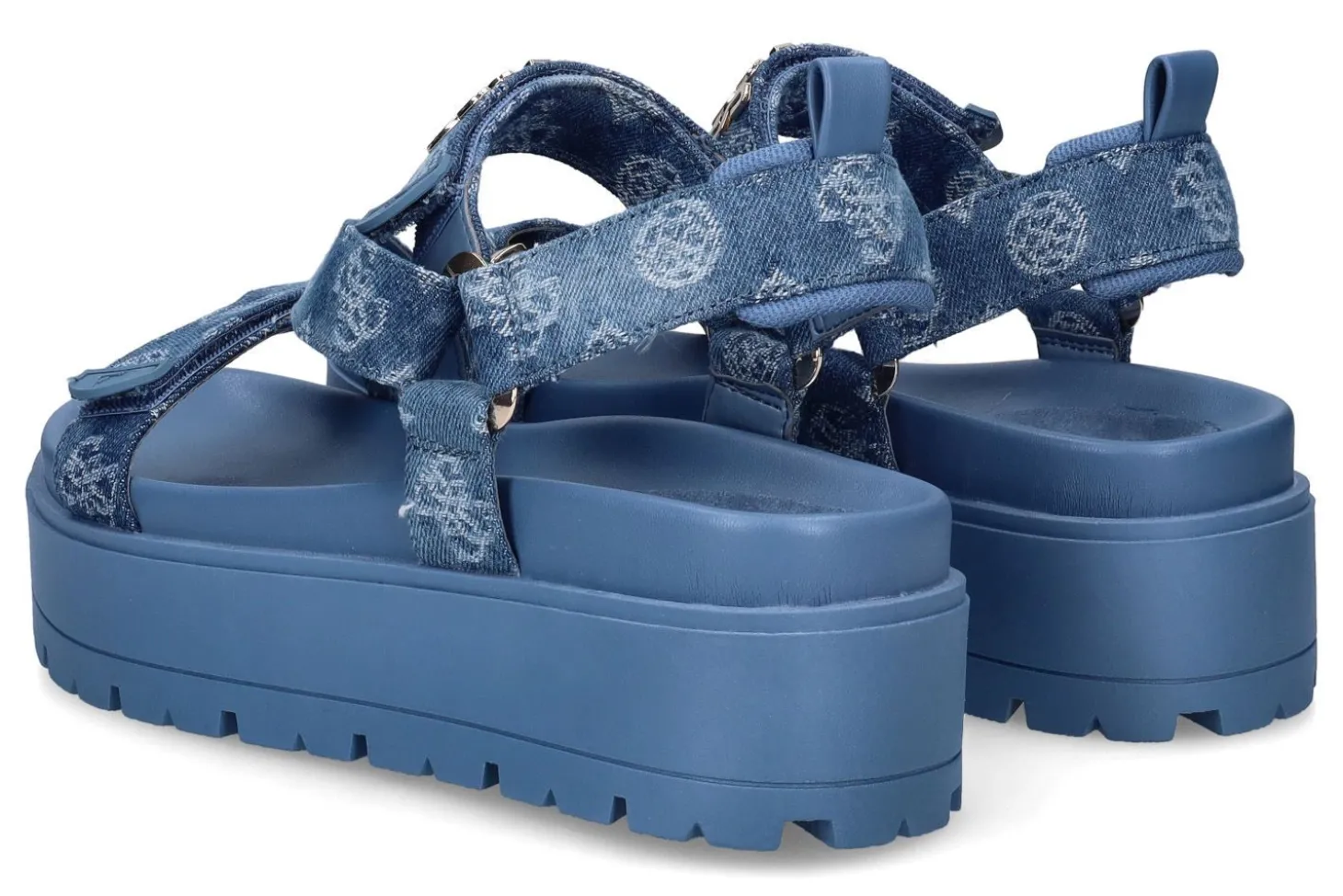 Sandalen met sleehak GUESS