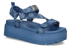 Sandalen met sleehak GUESS