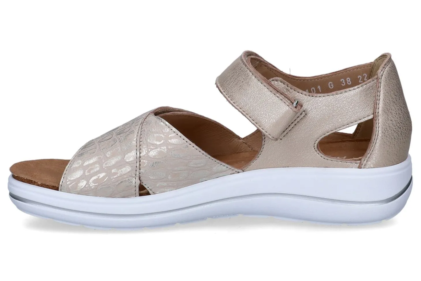Sandalen met sleehak HARTJES