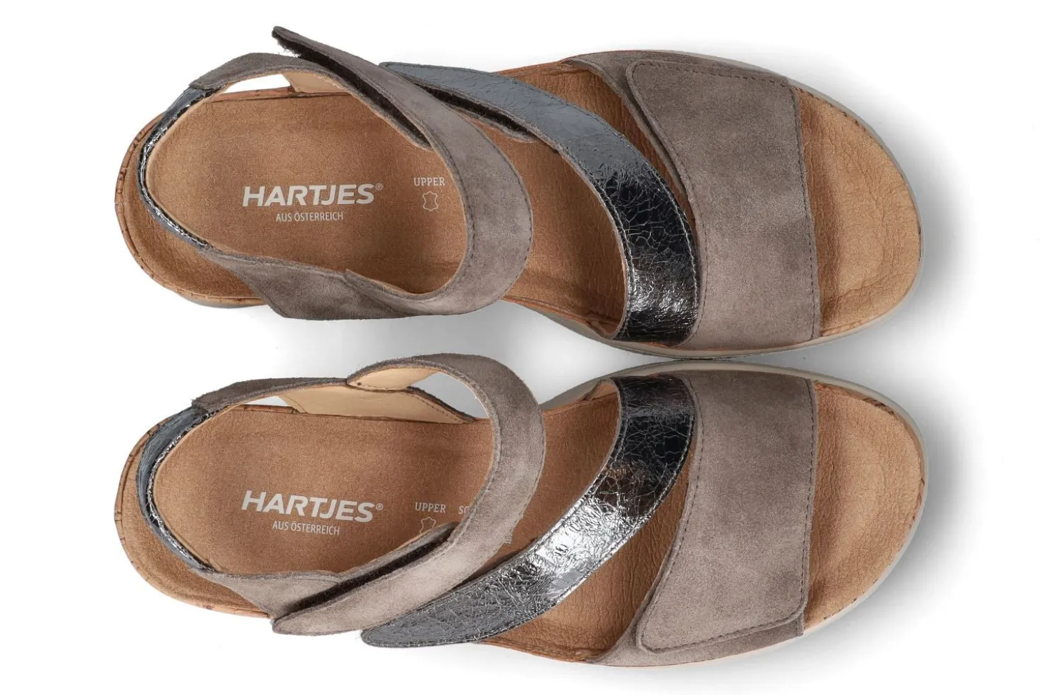 Sandalen met sleehak HARTJES