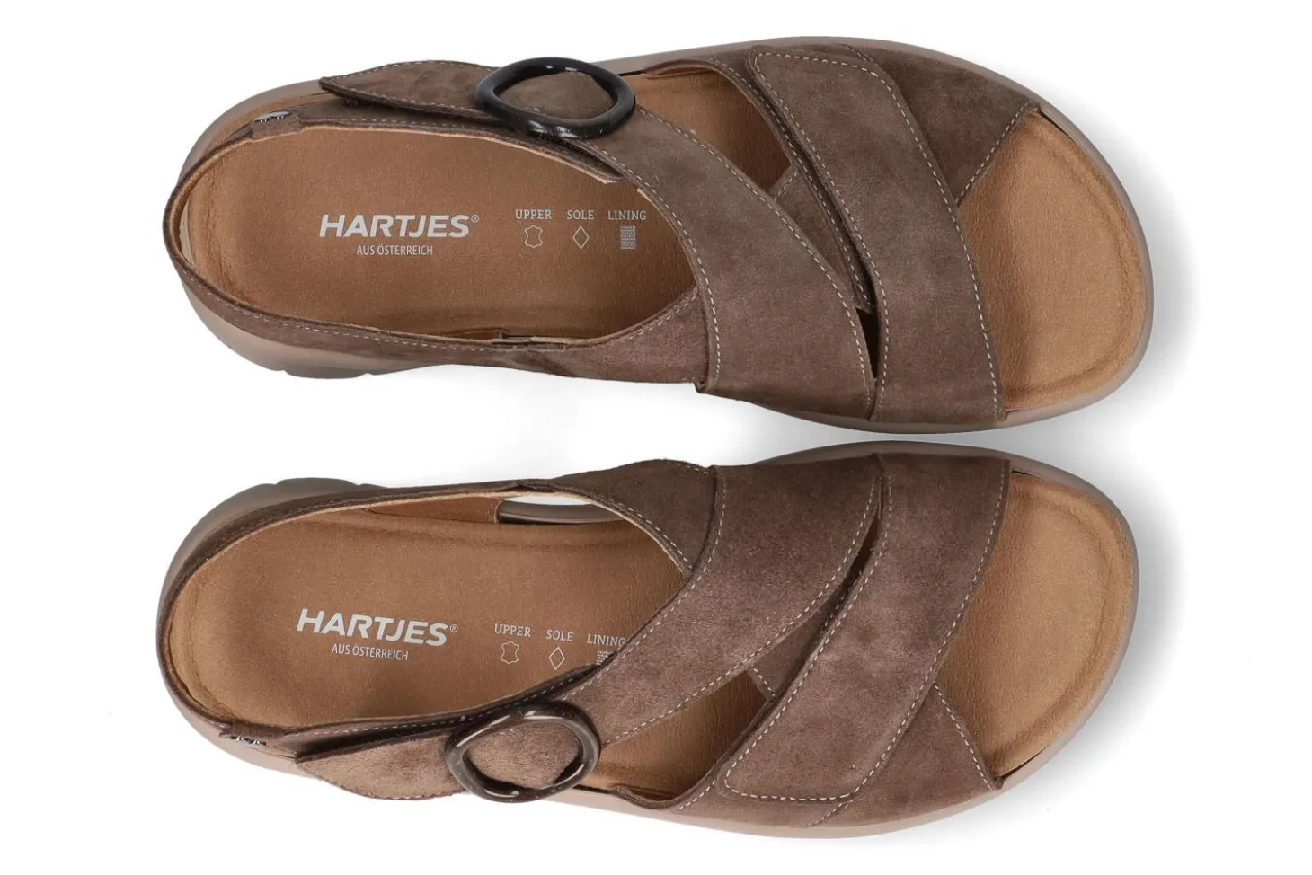 Sandalen met sleehak HARTJES