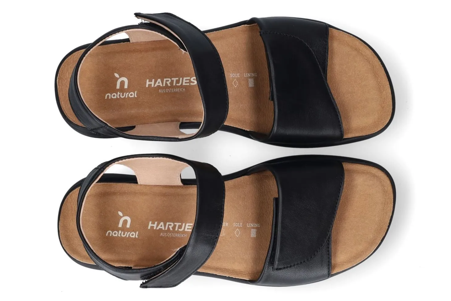 Sandalen met sleehak HARTJES