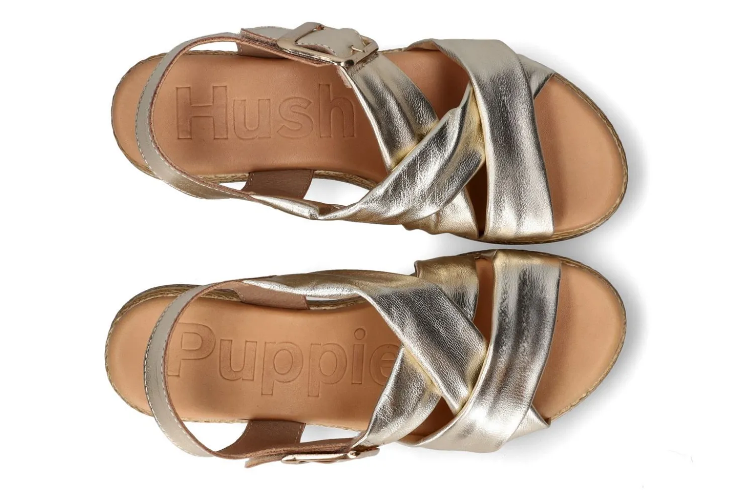 Sandalen met sleehak HUSH PUPPIES