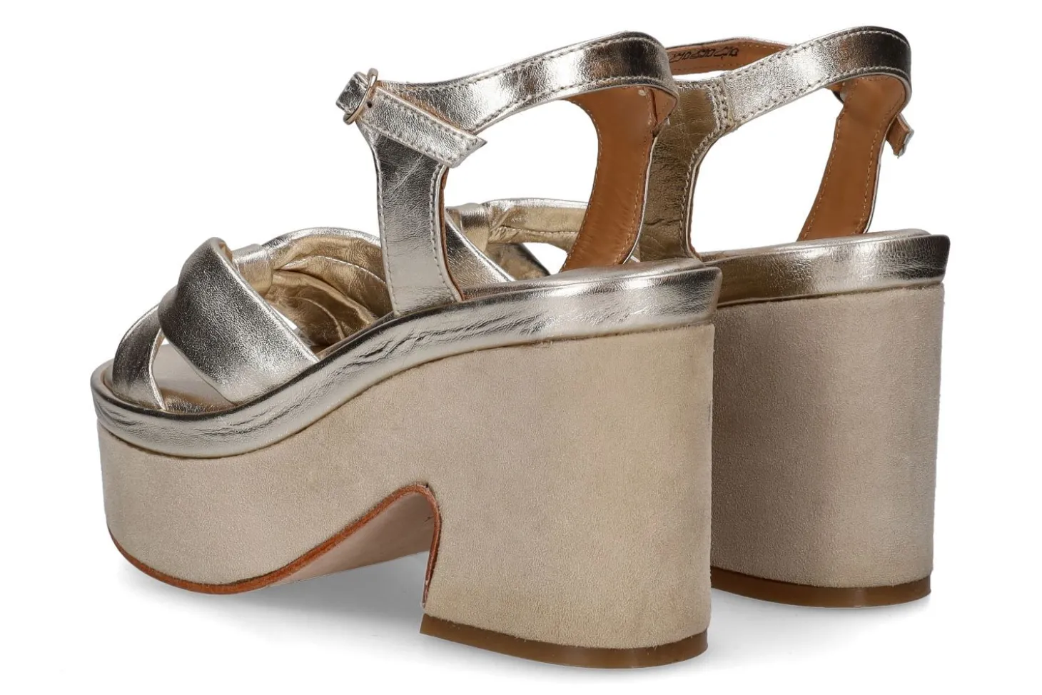 Sandalen met sleehak JANET & JANET