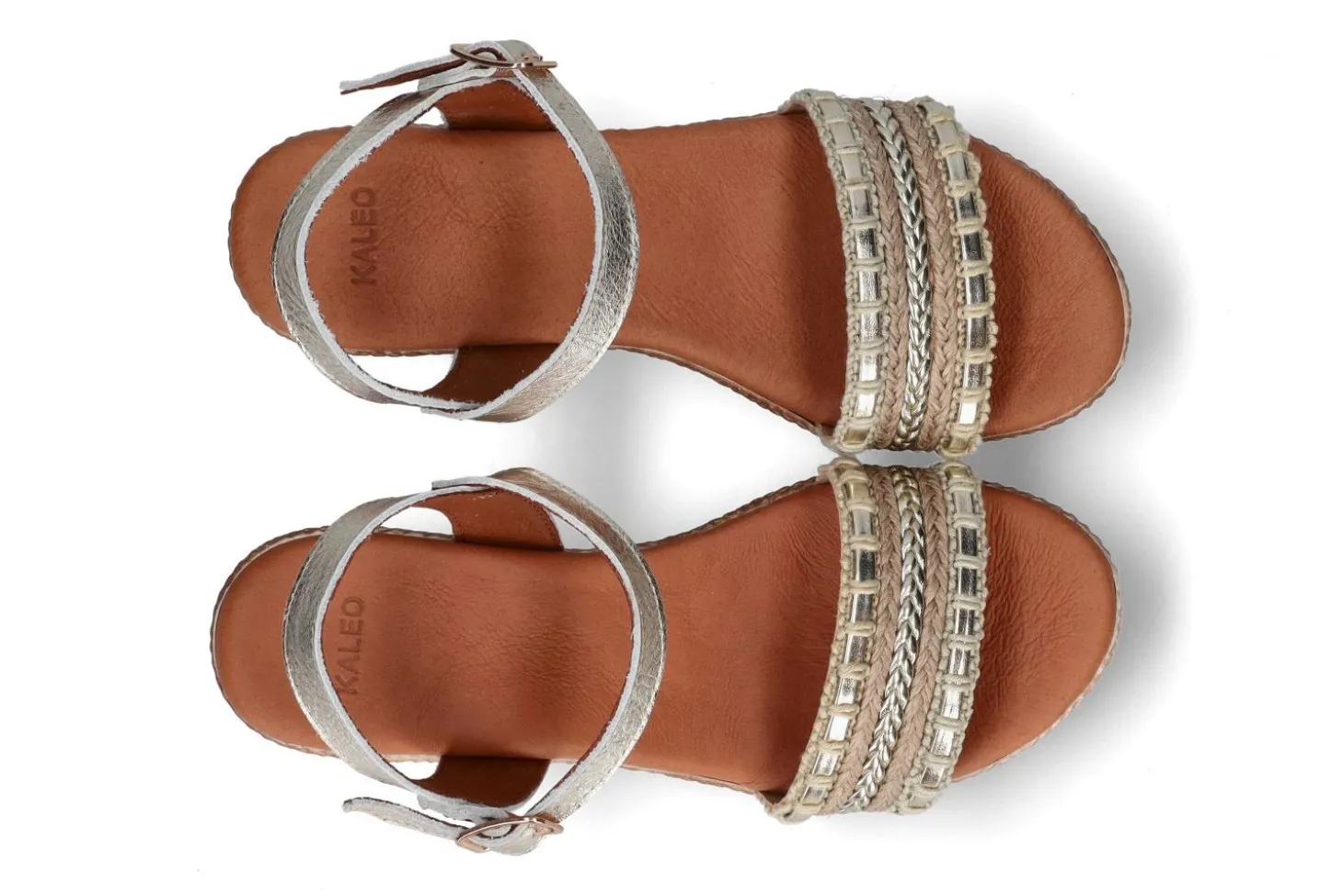 Sandalen met sleehak KALEO