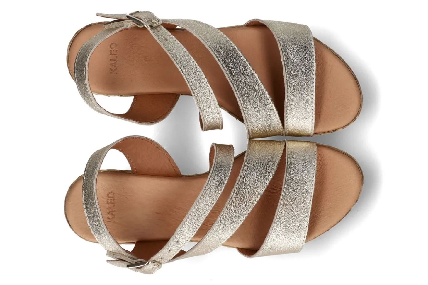 Sandalen met sleehak KALEO